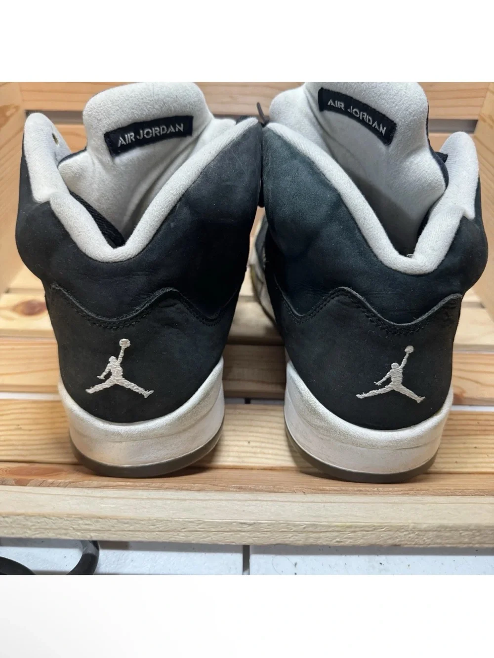 Air Jordan 5 Retro Oreo 2013 136027-035 Athletic Sneakers Shoes Mens Sz 12 Used